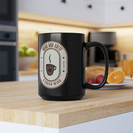 Logo Black Mug, 15oz